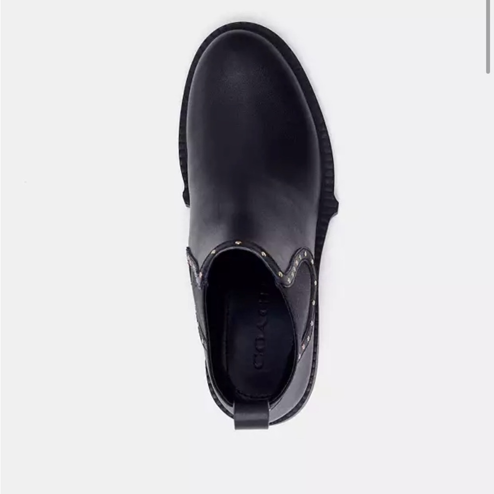 Coach Lory Leather Bootie Black - Picture 3 of 10